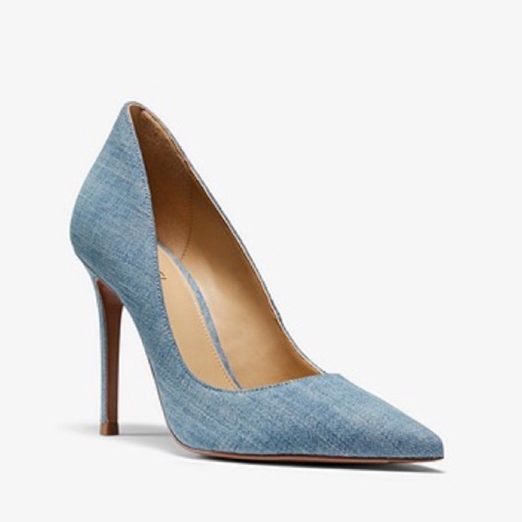 Keke Crocodile Embossed Leather Pump 2025